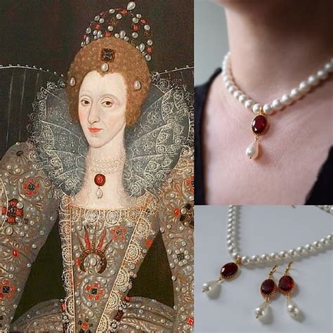 stile tudor gioielli|elizabethan tudor jewelry.